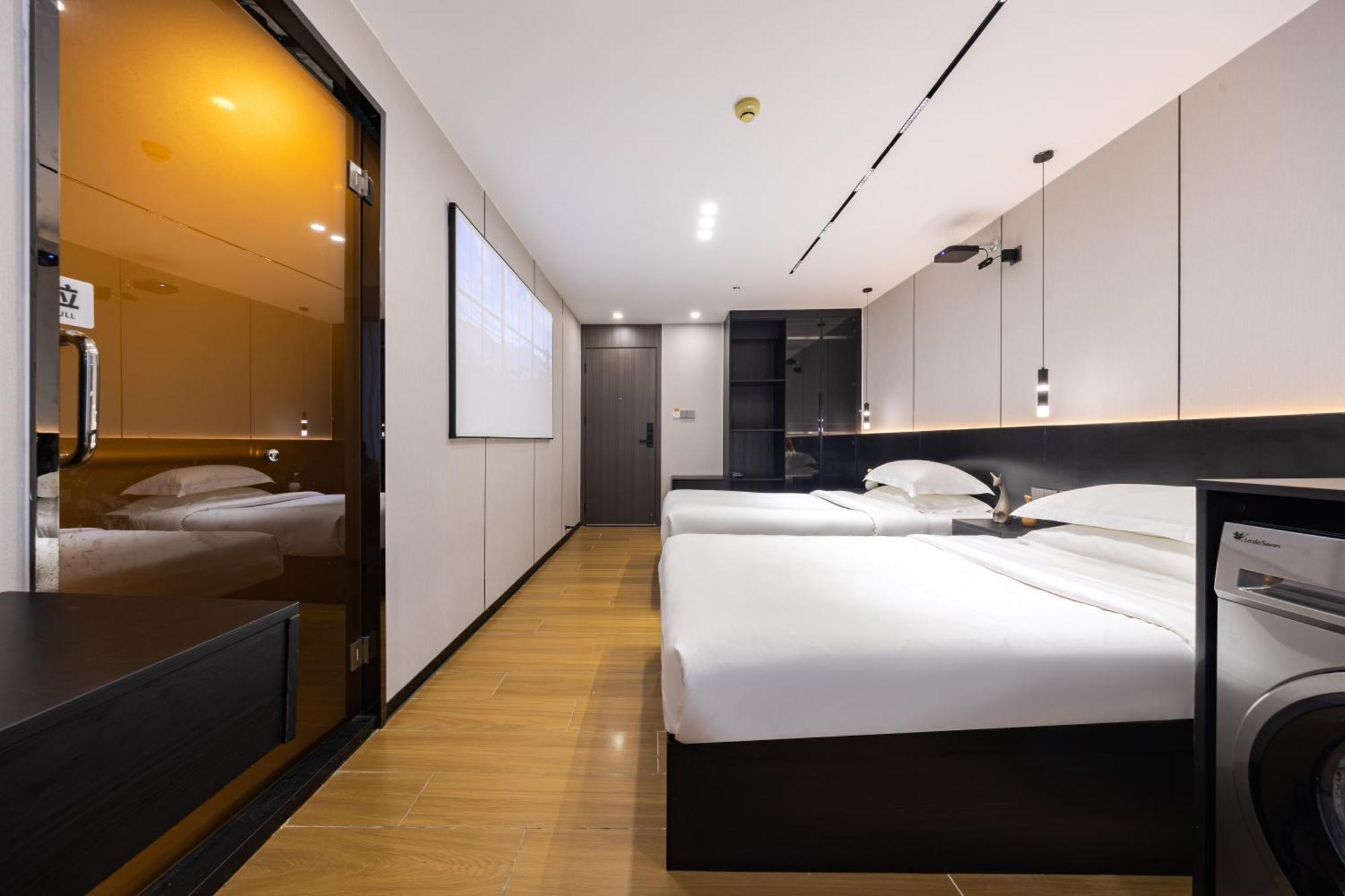 Yu Manju High-Floor Huge-Screen Audiovisual Hotel-Guangzhou Tower Zhujiang New Town Sports West Road Branch Exterior foto