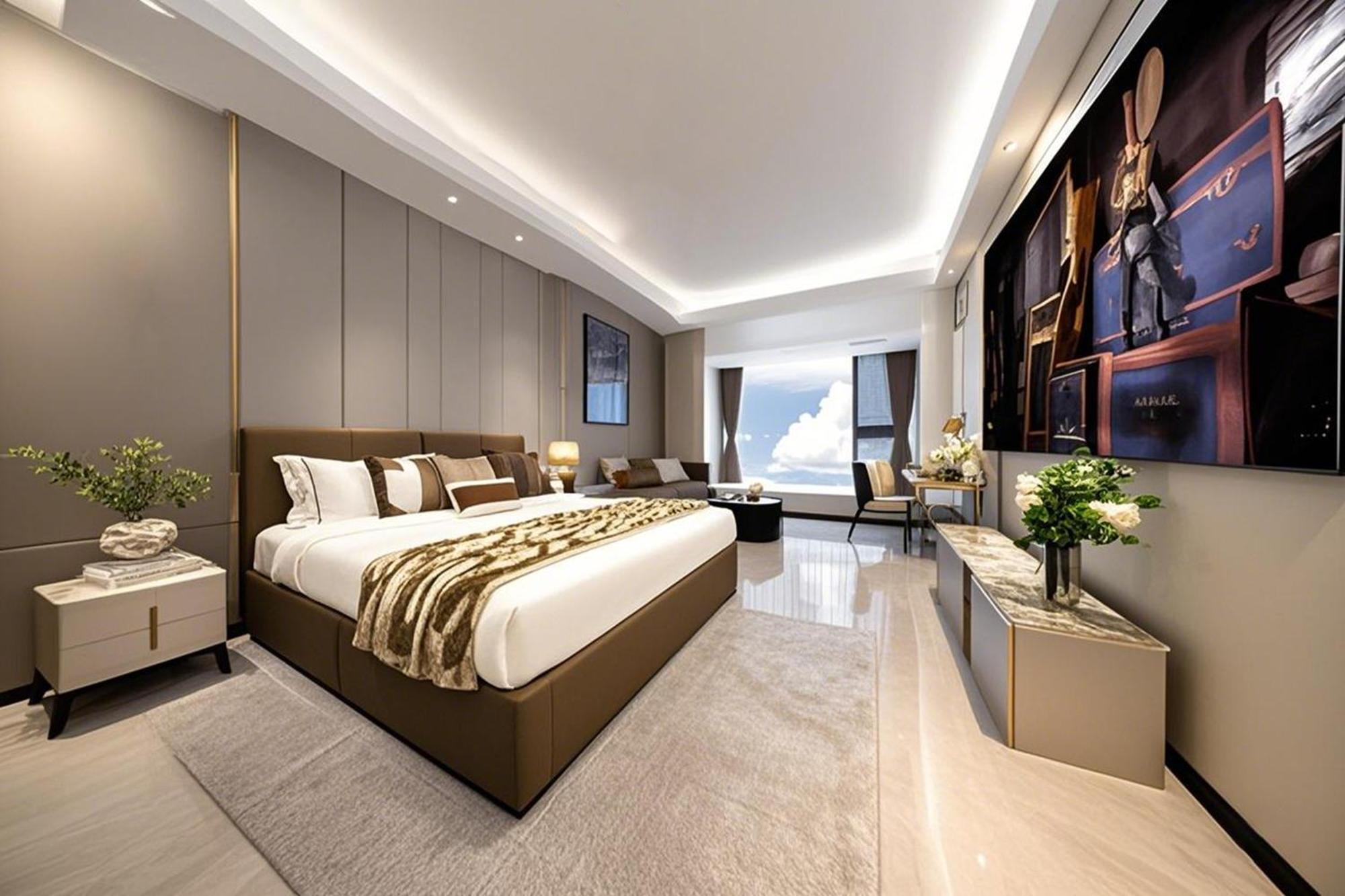 Yu Manju High-Floor Huge-Screen Audiovisual Hotel-Guangzhou Tower Zhujiang New Town Sports West Road Branch Exterior foto